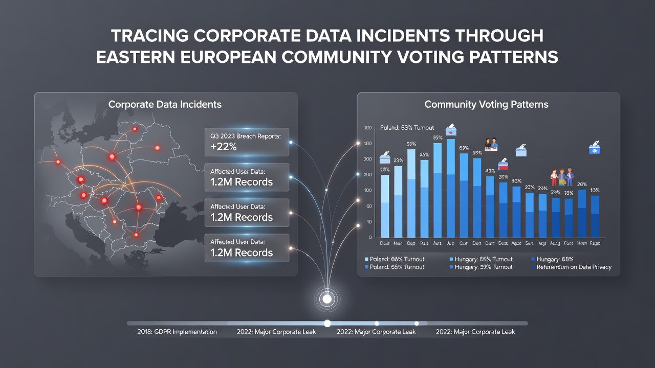 Tracing Corporate Data Incidents Through Eastern European Community Voting Patterns